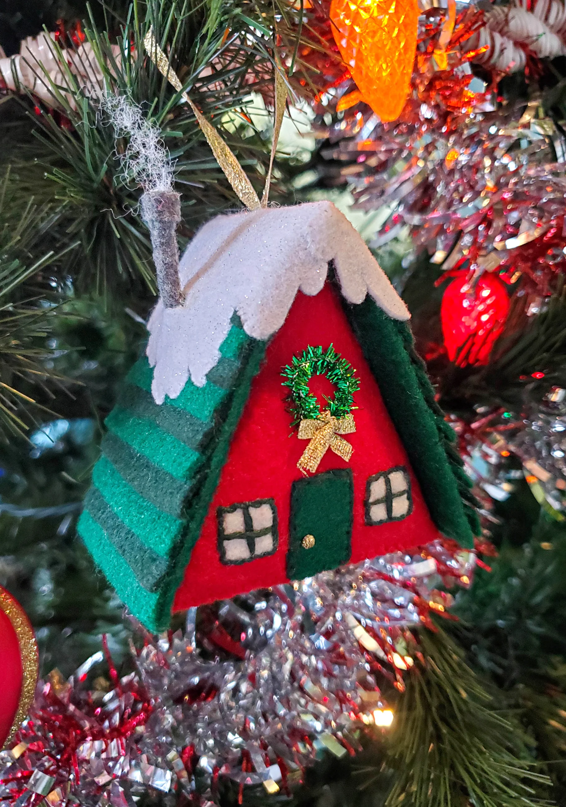 Winter Cabin Ornament - Image 3